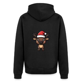 Orignal Noël Noël - Veste à capuche bio Premium Unisexe - noir - Dos - Nico (187cm)