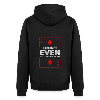 Jeu de cartes Gambling Blackjack All In - Veste à capuche bio Premium Unisexe - noir - Dos - Nico (187cm)
