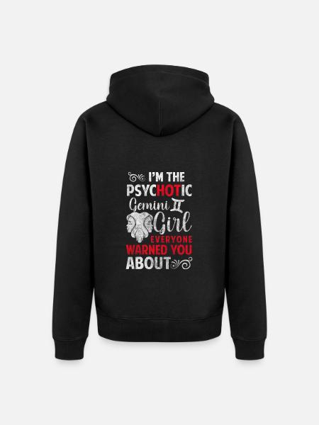 Zodiac Zodiac Birthday - Unisex Premium Organic Zip Hoodie - black