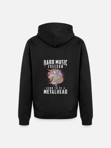 Metal Festival - Unisex Premium Organic Zip Hoodie - black