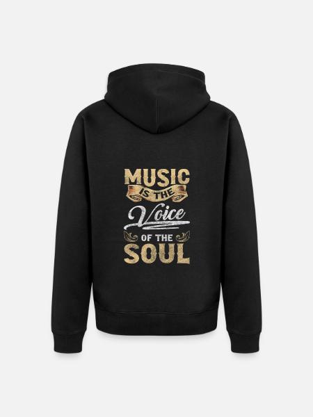 Straßenmusiker Unterhaltung Konzert - Unisex Premium Bio Zip Hoodie - Schwarz
