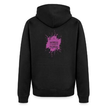 Basilique Saint-Pierre, Vatican, Rome Splash - Veste à capuche bio Premium Unisexe - noir - Dos - Nico (187cm)