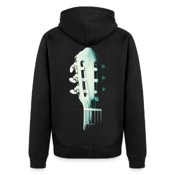 Guitar Spirit - Veste à capuche bio Premium Unisexe - noir - Dos - Nico (187cm)