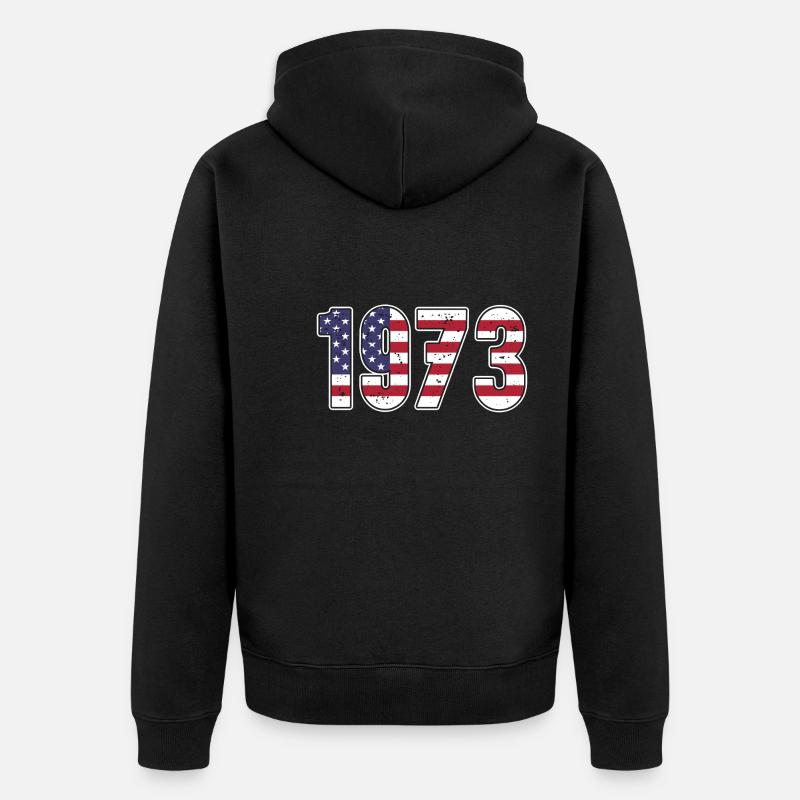 1973 Pro Roe - Veste à capuche bio Premium Unisexe - noir