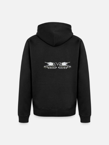 kv2 - Veste à capuche bio Premium Unisexe - noir