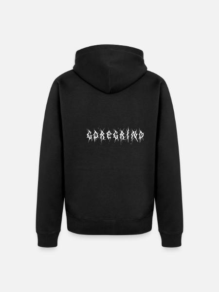 Goregrind - Unisex Premium Organic Zip Hoodie - black