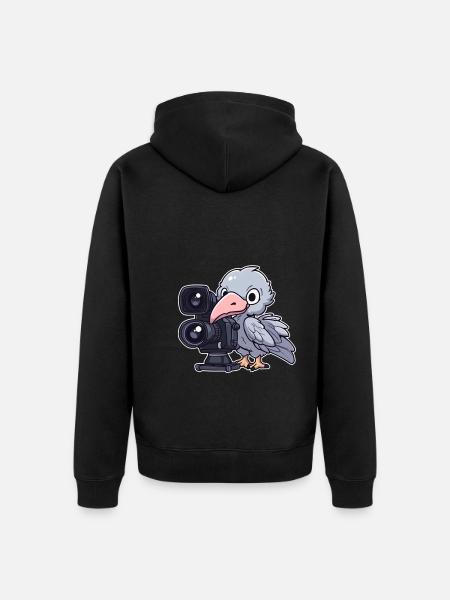 Shoebill Photography - Unisex Premium Organic Zip Hoodie - black