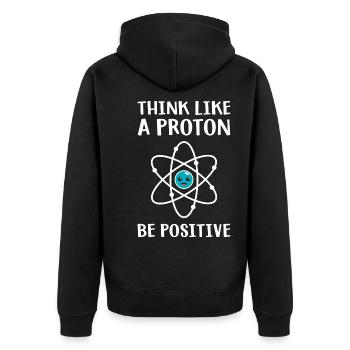 T-shirt Smart Mathematics de l’Université des Sciences - Veste à capuche bio Premium Unisexe - noir - Dos - Nico (187cm)