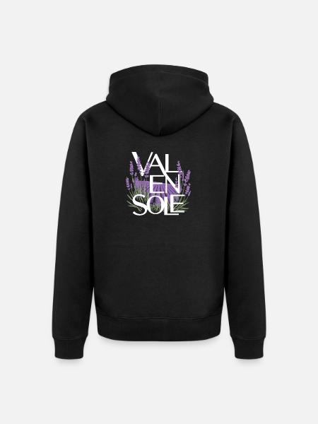 Valensole - Veste à capuche bio Premium Unisexe - noir
