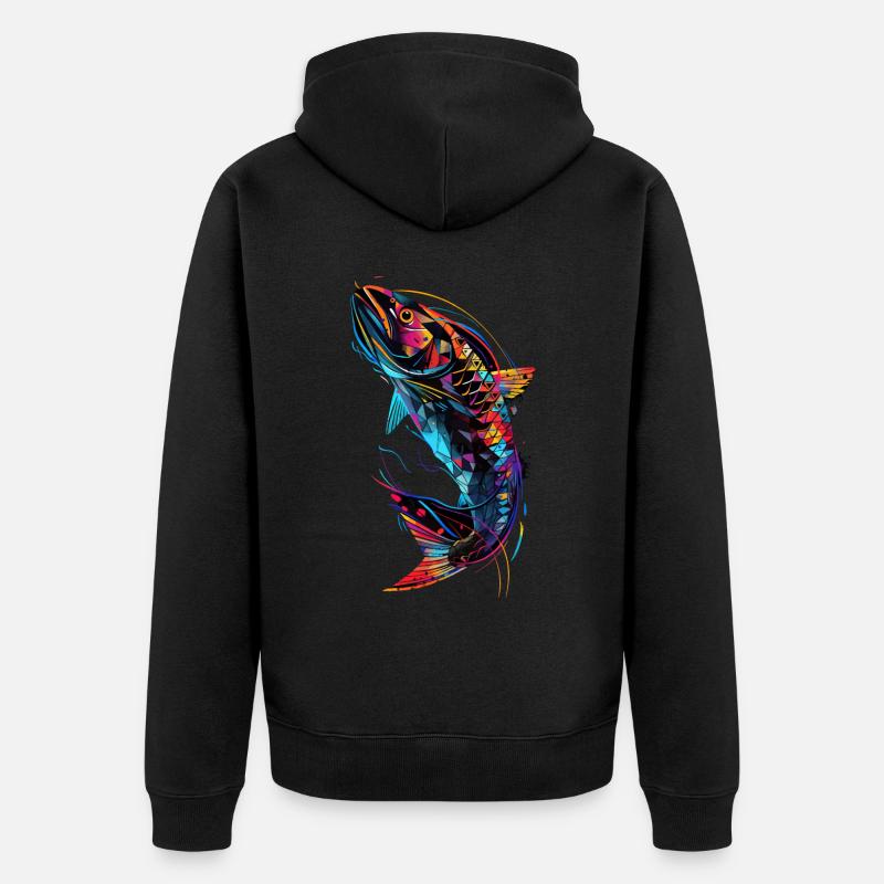 Barracuda - Veste à capuche bio Premium Unisexe - noir