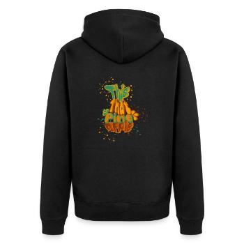 Ce que l’ananas - Veste à capuche bio Premium Unisexe - noir - Dos - Nico (187cm)