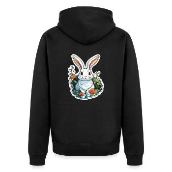 Anime / Bande dessinée / Japonais / Animation / Dessin animé - Veste à capuche bio Premium Unisexe - noir - Dos - Nico (187cm)