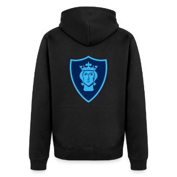 Fierté de Stockholm - Veste à capuche bio Premium Unisexe - noir - Dos - Nico (187cm)