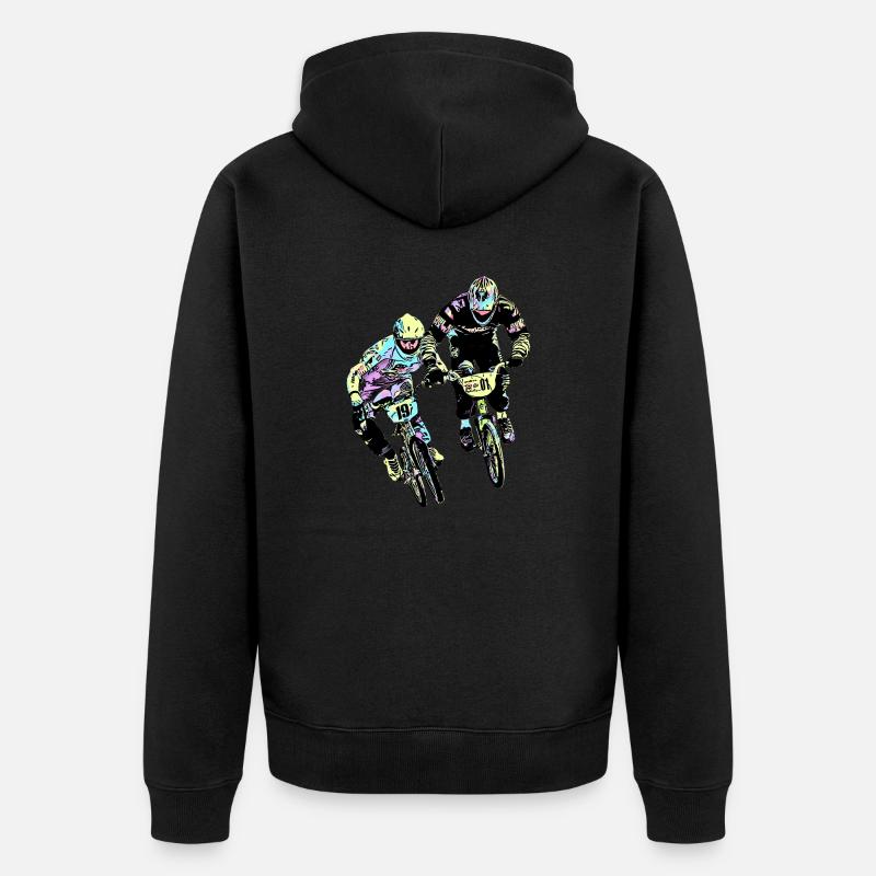 bmx - Veste à capuche bio Premium Unisexe - noir