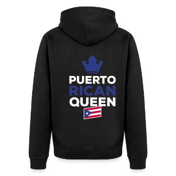 Porto Rico - Veste à capuche bio Premium Unisexe - noir - Dos - Nico (187cm)