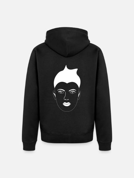 Esmeralda - Unisex Premium Organic Zip Hoodie - black