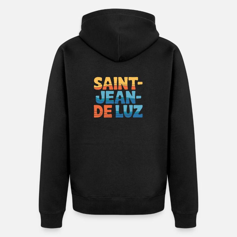 Saint-Jean-de-Luz - Veste à capuche bio Premium Unisexe - noir