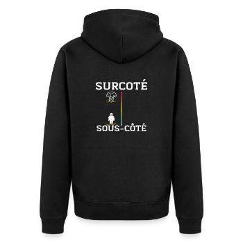 Surcoté Six pack Sous côté Six MacDo - Veste à capuche bio Premium Unisexe - noir - Dos - Nico (187cm)