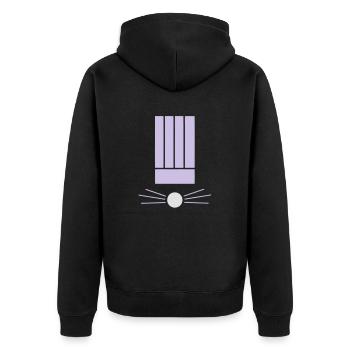 Ratatouille Remy le Rat - Unisex Premium Organic Zip Hoodie - black - Back - Nico (187cm)