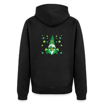Lucky Love Gnome - Veste à capuche bio Premium Unisexe - noir - Dos - Nico (187cm)