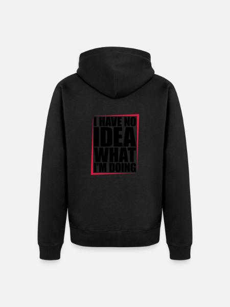 Aucune idée - Veste à capuche bio Premium Unisexe - noir