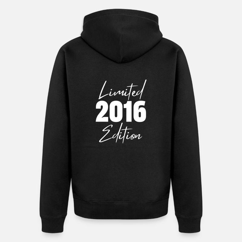 Édition limitée 2016 - Veste à capuche bio Premium Unisexe - noir