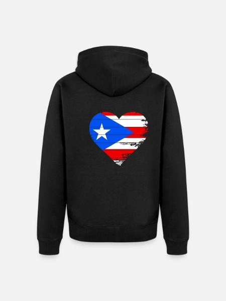 Puerto Rico - Ekologisk premiumluvjack unisex - svart