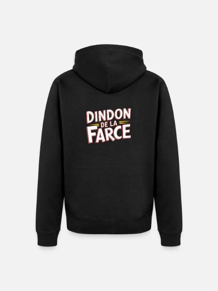 Dindon de la farce - Veste à capuche bio Premium Unisexe - noir