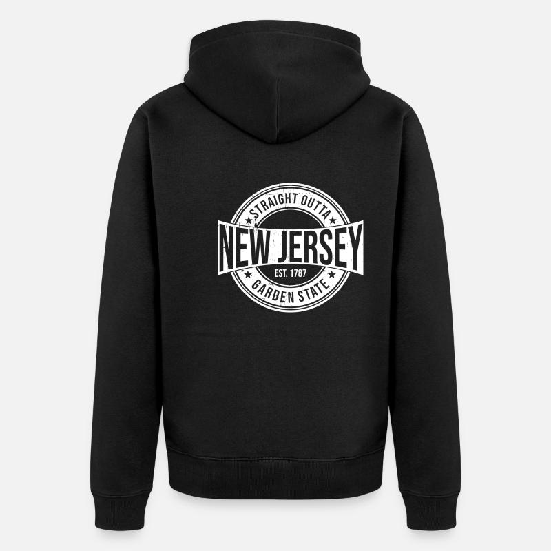 New Jersey - Veste à capuche bio Premium Unisexe - noir