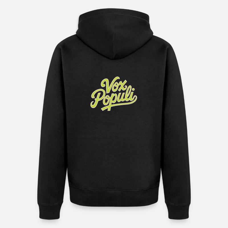 Vox populi - Veste à capuche bio Premium Unisexe - noir