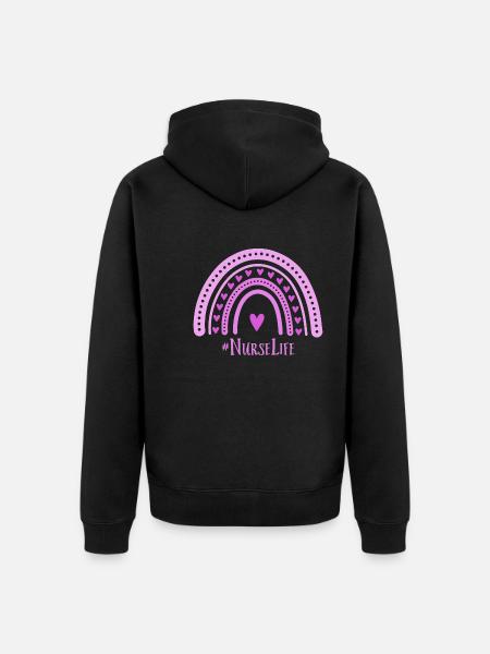 Krankenschwester Nurse Life - Veste à capuche bio Premium Unisexe - noir