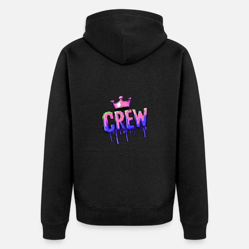 Membre d’équipage - Veste à capuche bio Premium Unisexe - noir