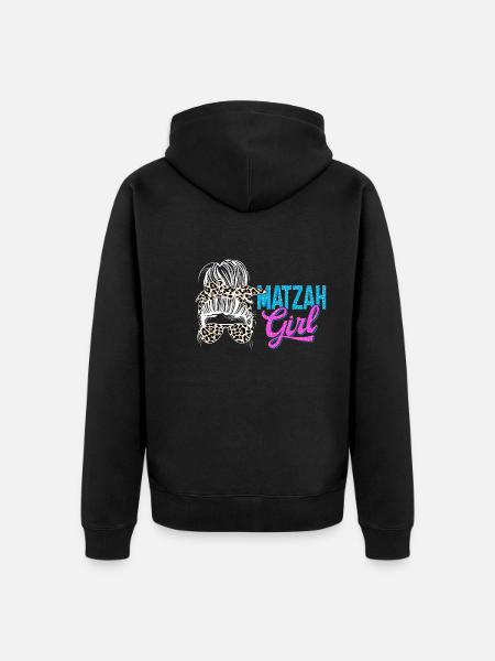 Matzah Ballin - Unisex Premium Organic Zip Hoodie - black