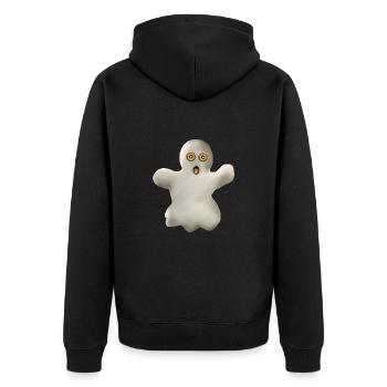 Halloween Ghost Ghosts Halloween Costume - Veste à capuche bio Premium Unisexe - noir - Dos - Nico (187cm)