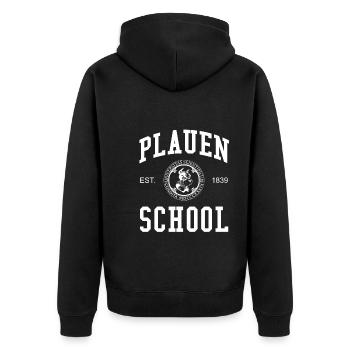 École Plauen Hochschule Université Schule Uni - Veste à capuche bio Premium Unisexe - noir - Dos - Nico (187cm)