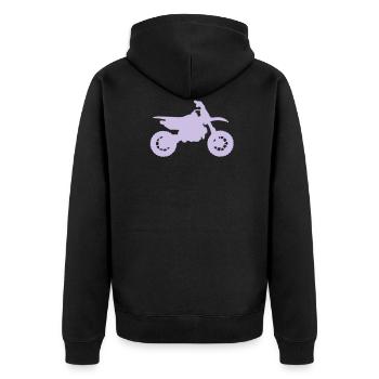 tr_moto - Veste à capuche bio Premium Unisexe - noir - Dos - Nico (187cm)
