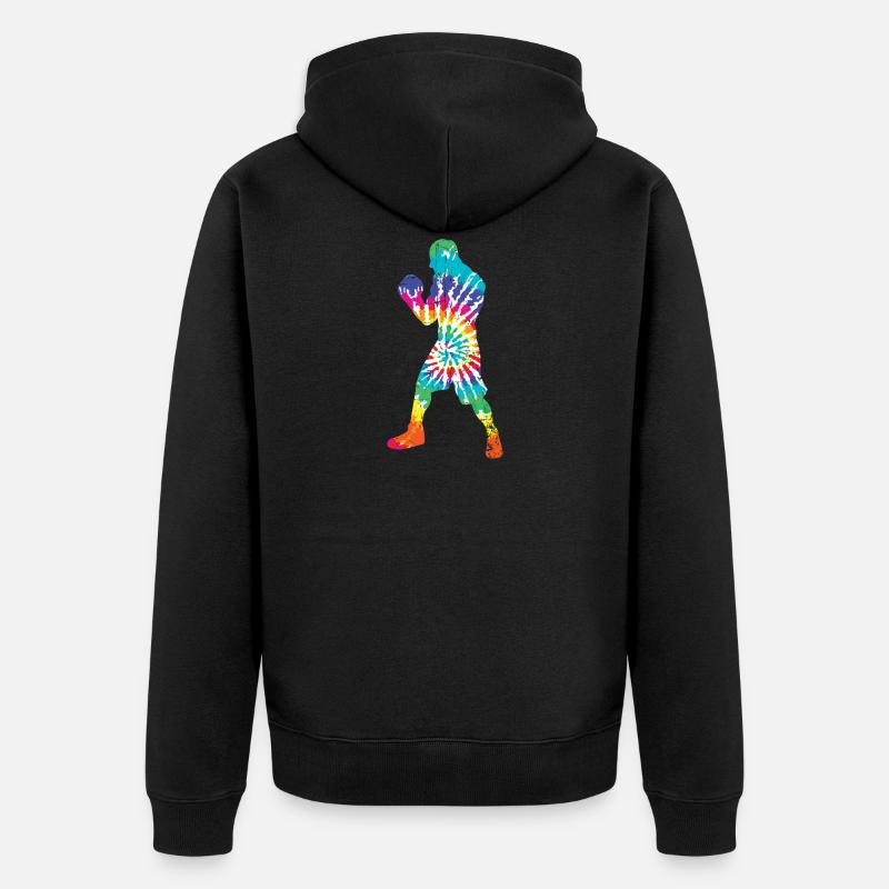 Boxen - Unisex Premium Bio Zip Hoodie - Schwarz