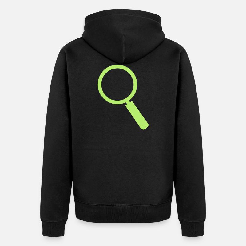 loupe 401 - Veste à capuche bio Premium Unisexe - noir