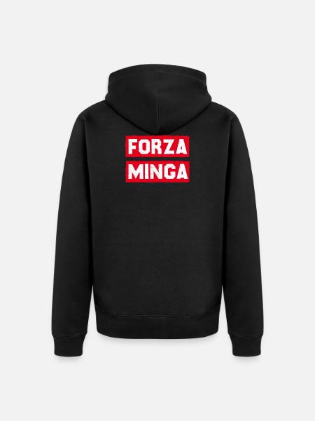 München - Forza Minga - Unisex Premium Bio Zip Hoodie - Schwarz