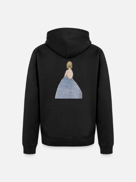 Eisprinzessin - Unisex Premium Bio Zip Hoodie - Schwarz