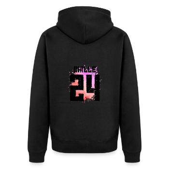 Maillot Malle 24 2024 Multicolore - Veste à capuche bio Premium Unisexe - noir - Dos - Nico (187cm)
