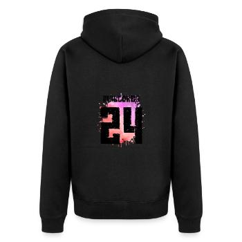 Mallorca 24 Trikot 2024 Bunt - Unisex Premium Bio Zip Hoodie - Schwarz - Hinten - Nico (187cm)