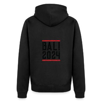 Bali 2024 - Veste à capuche bio Premium Unisexe - noir - Dos - Nico (187cm)