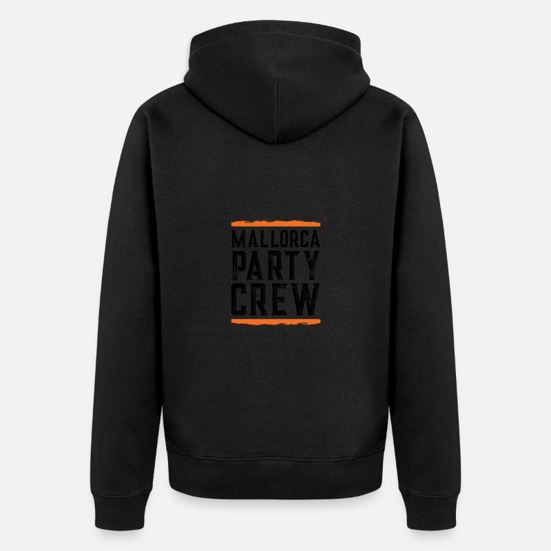 Mallorca Party Crew - Veste à capuche bio Premium Unisexe - noir