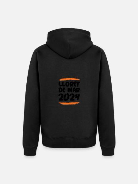 Lloret de Mar 2024 - Unisex Premium Organic Zip Hoodie - black