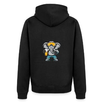 Bière de ski Mammut - Veste à capuche bio Premium Unisexe - noir - Dos - Nico (187cm)