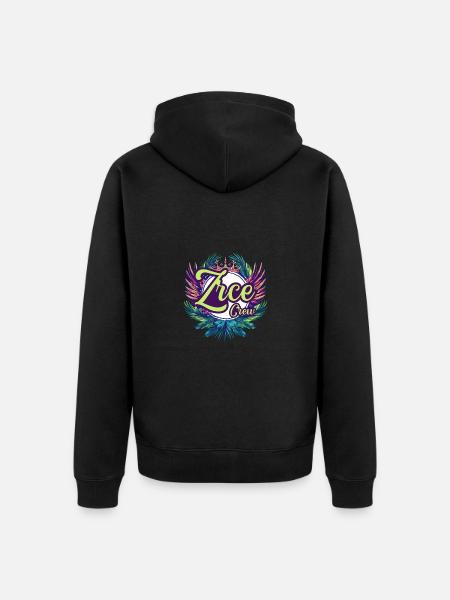 Zrce Crew Vacation - Unisex Premium Organic Zip Hoodie - black