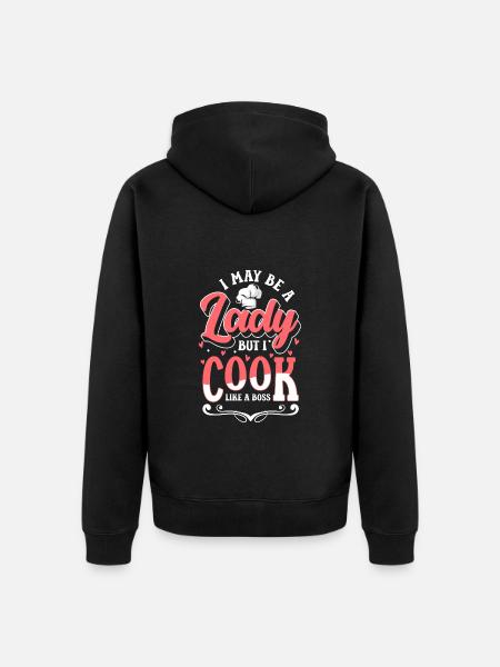 Chef Restaurant Profession Gastronomy - Unisex Premium Organic Zip Hoodie - black