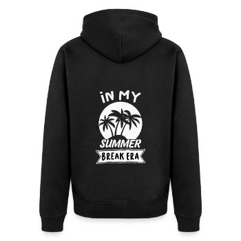 Vacances d’été Palm Island - Veste à capuche bio Premium Unisexe - noir - Dos - Nico (187cm)