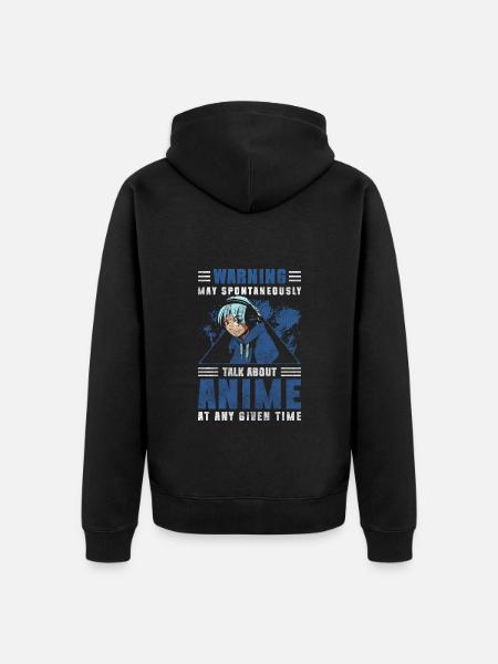Japan Gaming Waifu - Unisex Premium Organic Zip Hoodie - black